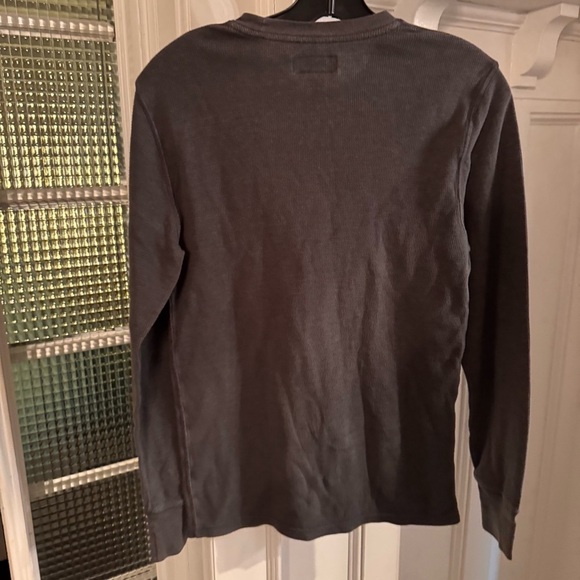 Polo Ralph Lauren Men's Grey Waffle Knit Thermal Crew-Neck Long Sleeve Shirt S - Picture 5 of 11